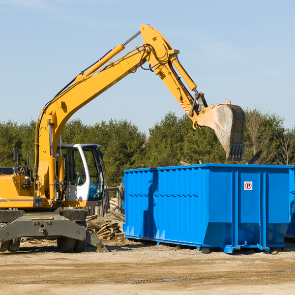 what happens if the residential dumpster is damaged or stolen during rental in Southampton MA